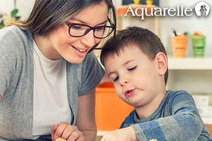 AQUARELLE Saintes garde vos enfants